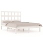 vidaXL Giroletto senza Materasso Bianco 120x190 cm Legno Massello Pino vidaXL Giroletto senza Materasso Bianco 120x190 cm Legno Massello Pino