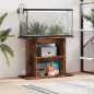 vidaXL Supporto Acquario 80x35x60 cm in Legno Multistrato Rovere Fumo vidaXL Supporto Acquario 80x35x60 cm in Legno Multistrato Rovere Fumo