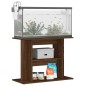 vidaXL Supporto Acquario 80x35x60 cm Legno Multistrato Rovere Marrone