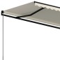 vidaXL Tenda da Sole Retrattile Manuale 500x350 cm Crema vidaXL Tenda da Sole Retrattile Manuale 500x350 cm Crema
