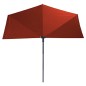 Madison Ombrellone da Balcone Sun Wave 270x150 cm Rosso Mattone Madison Ombrellone da Balcone Sun Wave 270x150 cm Rosso Mattone