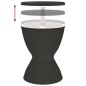 vidaXL Tavolo Frigo 3 in 1 Polipropilene Nero vidaXL Tavolo Frigo 3 in 1 Polipropilene Nero