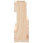 vidaXL Scarpiere a Parete 2 pz 59x9x23 cm Legno Massello di Pino