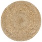 vidaXL Pouf Lavorato a Mano Grigio 40x45 cm in Juta vidaXL Pouf Lavorato a Mano Grigio 40x45 cm in Juta