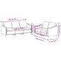 vidaXL Set di Divani 2 pz con Cuscini Rosso Vino in Tessuto vidaXL Set di Divani 2 pz con Cuscini Rosso Vino in Tessuto