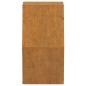 vidaXL Fioriere da Parete 2 pz Ruggine in Acciaio Corten 30x10x25 cm vidaXL Fioriere da Parete 2 pz Ruggine in Acciaio Corten 30x10x25 cm