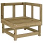 vidaXL Set Salotto da Giardino 6 pz in Legno Impregnato di Pino vidaXL Set Salotto da Giardino 6 pz in Legno Impregnato di Pino