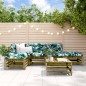 vidaXL Set Salotto da Giardino 6 pz in Legno Impregnato di Pino vidaXL Set Salotto da Giardino 6 pz in Legno Impregnato di Pino