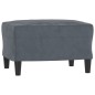 vidaXL Set di Divani 3 pz Grigio Scuro in Velluto vidaXL Set di Divani 3 pz Grigio Scuro in Velluto