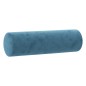 vidaXL Set di Divani 2 pz con Cuscini Blu in Velluto vidaXL Set di Divani 2 pz con Cuscini Blu in Velluto