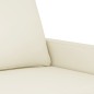 vidaXL Set di Divani 2 pz con Cuscini Crema in Velluto vidaXL Set di Divani 2 pz con Cuscini Crema in Velluto