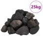vidaXL Rocce Vulcaniche 25 kg Nere 5-8 cm vidaXL Rocce Vulcaniche 25 kg Nere 5-8 cm