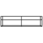 vidaXL Mobile Porta TV Marmo Bianco 160x40x40,5 cm in Vetro Temperato
