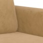vidaXL Set di Divani 2 pz con Cuscini Marrone in Velluto vidaXL Set di Divani 2 pz con Cuscini Marrone in Velluto