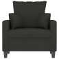 vidaXL Poltrona Nera 60 cm in Tessuto vidaXL Poltrona Nera 60 cm in Tessuto
