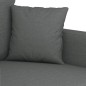 vidaXL Divano a 2 Posti Grigio Scuro 120 cm in Tessuto vidaXL Divano a 2 Posti Grigio Scuro 120 cm in Tessuto