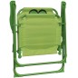 vidaXL Set da Bistrot da Giardino per Bambini con Ombrellone Verde