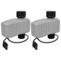 vidaXL Timer Automatico di Irrigazione con 4 Stazioni 3 V vidaXL Timer Automatico di Irrigazione con 4 Stazioni 3 V