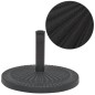 vidaXL Base per Parasole Circolare in Resina Nera 29 kg vidaXL Base per Parasole Circolare in Resina Nera 29 kg