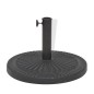 vidaXL Base per Parasole Circolare in Resina Nera 29 kg vidaXL Base per Parasole Circolare in Resina Nera 29 kg