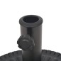 vidaXL Base per Parasole Circolare in Resina Nera 29 kg vidaXL Base per Parasole Circolare in Resina Nera 29 kg