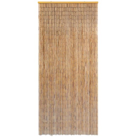 vidaXL Tenda Antimosche per Porte in Bambù 90x220 cm