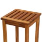 vidaXL Sgabelli da Bar 2 pz in Legno Massello di Acacia