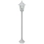 vidaXL Lampioni da Giardino 6 pz E27 110 cm in Alluminio Bianco vidaXL Lampioni da Giardino 6 pz E27 110 cm in Alluminio Bianco