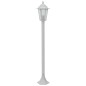 vidaXL Lampioni da Giardino 6 pz E27 110 cm in Alluminio Bianco vidaXL Lampioni da Giardino 6 pz E27 110 cm in Alluminio Bianco