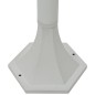 vidaXL Lampioni da Giardino 6 pz E27 110 cm in Alluminio Bianco vidaXL Lampioni da Giardino 6 pz E27 110 cm in Alluminio Bianco