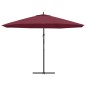 vidaXL Ombrellone a Sbalzo Palo in Alluminio 350 cm Rosso Bordeaux vidaXL Ombrellone a Sbalzo Palo in Alluminio 350 cm Rosso Bordeaux