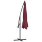 vidaXL Ombrellone a Sbalzo Palo in Alluminio 350 cm Rosso Bordeaux vidaXL Ombrellone a Sbalzo Palo in Alluminio 350 cm Rosso Bordeaux