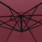 vidaXL Ombrellone a Sbalzo Palo in Alluminio 350 cm Rosso Bordeaux vidaXL Ombrellone a Sbalzo Palo in Alluminio 350 cm Rosso Bordeaux