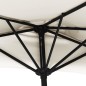 vidaXL Ombrellone Balcone Palo in Alluminio Sabbia 270x144 cm a Metà vidaXL Ombrellone Balcone Palo in Alluminio Sabbia 270x144 cm a Metà