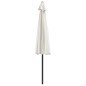vidaXL Ombrellone da Balcone Palo in Alluminio Sabbia 300x155cm a Metà vidaXL Ombrellone da Balcone Palo in Alluminio Sabbia 300x155cm a Metà