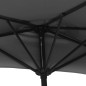 vidaXL Ombrellone Balcone Palo Alluminio Antracite 300x155 cm a Metà vidaXL Ombrellone Balcone Palo Alluminio Antracite 300x155 cm a Metà