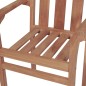 vidaXL Sedie da Giardino Impilabili 2 pz in Legno Massello di Teak vidaXL Sedie da Giardino Impilabili 2 pz in Legno Massello di Teak