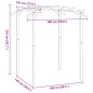vidaXL Pergola da Giardino Legno di Pino Impregnato 180x197x210 cm vidaXL Pergola da Giardino Legno di Pino Impregnato 180x197x210 cm