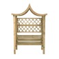 vidaXL Pergola con Panca e Tetto in Legno di Pino Impregnato vidaXL Pergola con Panca e Tetto in Legno di Pino Impregnato
