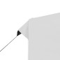 vidaXL Gazebo Pieghevole con Pareti in Alluminio 3x3 m Bianco vidaXL Gazebo Pieghevole con Pareti in Alluminio 3x3 m Bianco