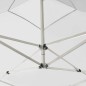 vidaXL Gazebo Pieghevole con Pareti in Alluminio 3x3 m Bianco vidaXL Gazebo Pieghevole con Pareti in Alluminio 3x3 m Bianco