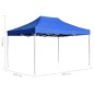 vidaXL Gazebo Professionale Pieghevole Alluminio 4,5x3 m Blu vidaXL Gazebo Professionale Pieghevole Alluminio 4,5x3 m Blu