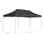 vidaXL Gazebo Professionale Pieghevole Alluminio 6x3 m Antracite vidaXL Gazebo Professionale Pieghevole Alluminio 6x3 m Antracite