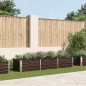 vidaXL Letto Rialzato Giardino Marrone 240x80x45 cm in Acciaio Zincato vidaXL Letto Rialzato Giardino Marrone 240x80x45 cm in Acciaio Zincato