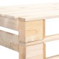 vidaXL Panca da Giardino su Pallet in Legno vidaXL Panca da Giardino su Pallet in Legno