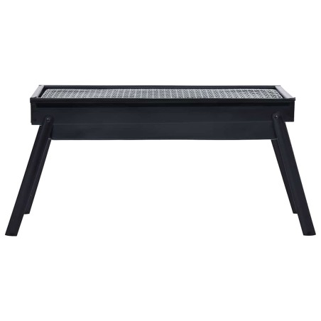 vidaXL Griglia Barbecue da Campeggio Portatile in Acciaio 60x22,5x33cm