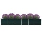 vidaXL Letto Rialzato da Giardino Acciaio Zincato 480x80x77 cm Verde vidaXL Letto Rialzato da Giardino Acciaio Zincato 480x80x77 cm Verde