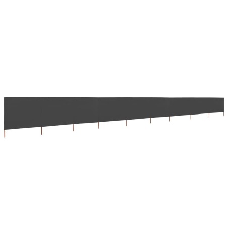 vidaXL Paravento a 9 Pannelli in Tessuto 1200x160 cm Antracite
