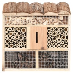 vidaXL Casetta per Insetti 30x10x30 cm in Legno di Abete