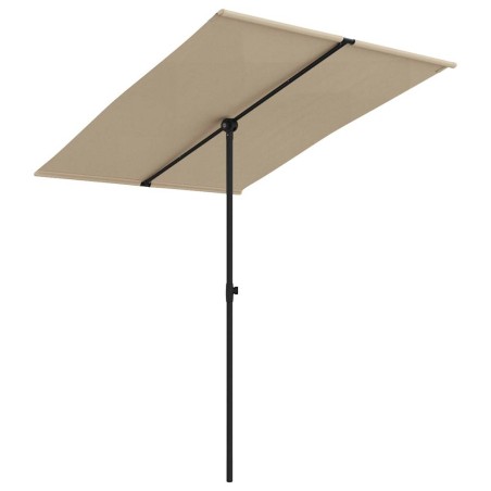 vidaXL Ombrellone da Giardino con Palo in Alluminio 2x1,5 m Talpa